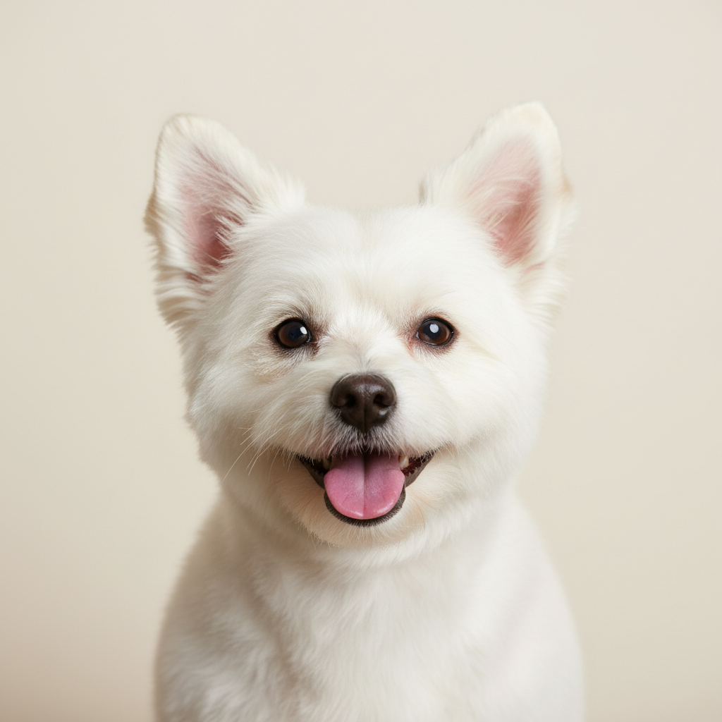 Happy dogs being groomed and cared for at a pet store